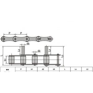 供应C型钢制农机链附件 链条 各种规格