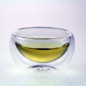 供应双层品杯 花草茶杯 玻璃茶杯子 玻璃茶具茶碗 耐热玻璃口杯