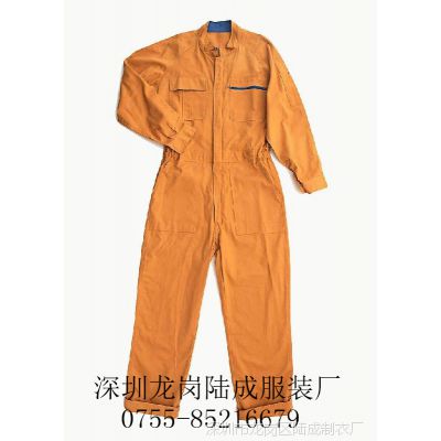 深圳连体工作服汽修服修车美容工作服工厂车间电工焊工工服定做