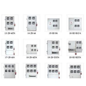 供应山东4表位玻璃钢电表箱 6表插卡电表箱