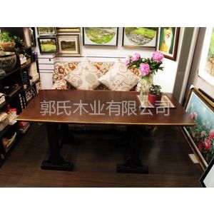 供应实木原木鸡翅木实木大板电脑桌会议桌画案性价比高的红木哪里有卖