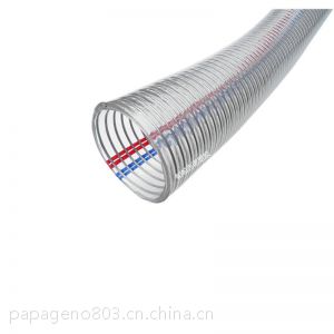 供应大口径钢丝管 10寸钢丝管 透明钢丝管 钢丝软管