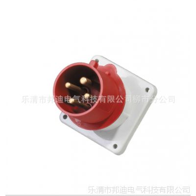 供应低价直销 工业插头SP-819 4芯暗装电源插头 防水插头连接器