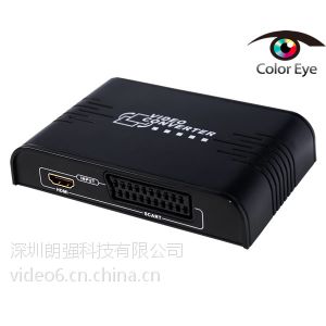 供应欧插SCART转HDMI转换器,scart to hdmi converter