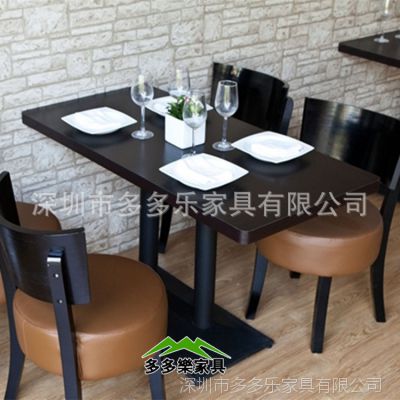 供应【武汉黄石订做】中式茶餐厅快餐店家具 餐桌