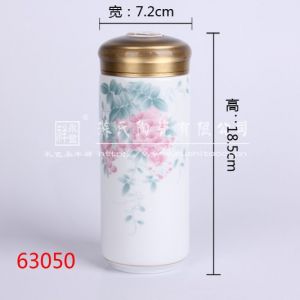 供应永丰祥***供应陶瓷保温杯 厂家直销德化陶瓷 支持定制 精品