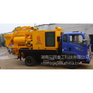 供应混凝土搅拌泵车=车载混凝土输送泵 搅拌机的小型车载泵