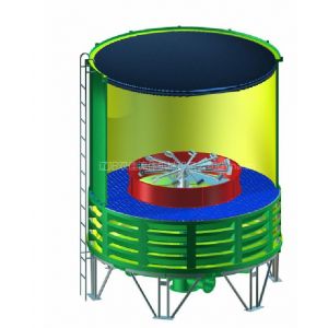 供应圆形玻璃钢逆流冷却塔