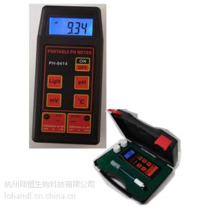 供应杭州陆恒生物PH-8414便携式式酸度计 数显PH计 手持式PH仪 多功能PH计