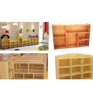 供应石家庄幼儿园实木家具 储物柜 整理柜 组合玩具柜