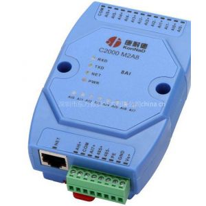 供应康耐德C2000 M2A8 4-20mA/0-5v转TCP/IP网络，4-20mA转RJ45网口