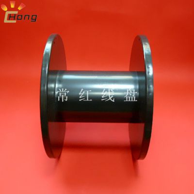 供应常红线盘厂 400一体黑色绳带电线绕线轮
