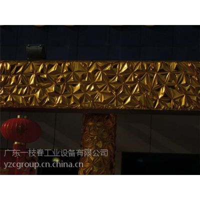 柱子装饰金银布,节日金银布,广东一枝春