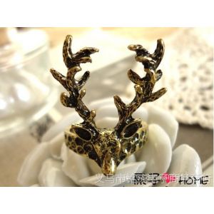 供應(yīng)歐美外貿(mào)原單 個(gè)性的小鹿戒指 指環(huán)60155