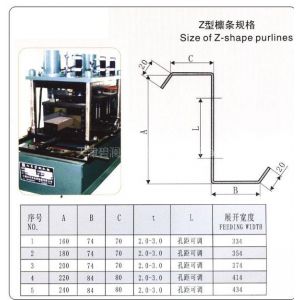 轻钢龙骨檩条碧澜天C型钢和Z型钢