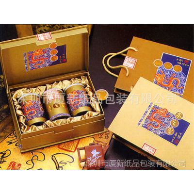 供应茶叶礼盒套装 茶叶包装盒定做 茶叶木盒 送手提袋