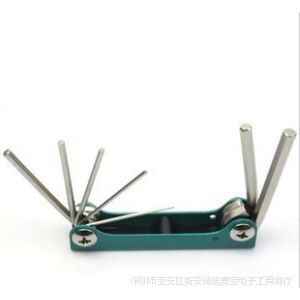 供应台湾宝工 8PK-021N 折叠型内六角螺丝刀组(7支组)1.5~6