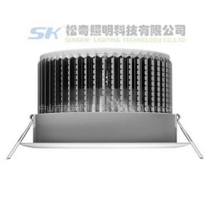 供应酒店工程专用LED灯具 压铸铝外壳筒灯 防雾一体化天花筒灯