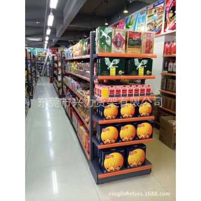 全家便利店货架、广州中岛网背板货架、每一天连锁便利店超市货架