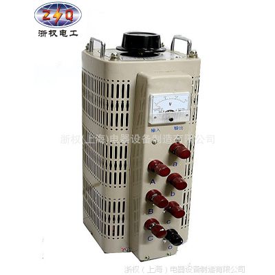 直供 TSGC2-3kva调压器 三相接触式调压器2KW