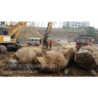 北京护坡桩拆除工程 大型液压剪拆除工程 20米液压拆楼机