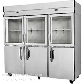 供应银都六门双温冰箱D型 JBL0563 六门双机双温冰箱 银都冷冻冷藏柜