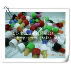 供应彩色精油瓶滴管盖 彩色滴管盖 彩色胶头滴管 彩色塑料盖 玻璃滴管