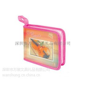 深圳拉链CD包PVC彩印 办公CD盒