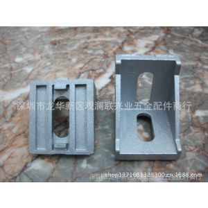供应【联兴业】***3030铝型材外直角角码 3035铝合金6厘长孔角码