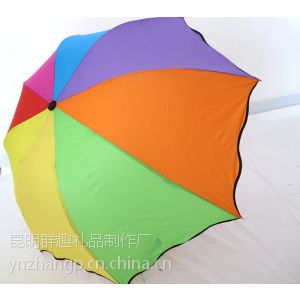 供应昆明广告雨伞印LOGO 昆明雨伞定做 畅行天下、风雨无阻