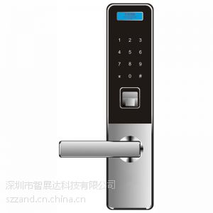 供应直销防盗门指纹锁 不锈钢密码感应锁 家用密码指纹锁