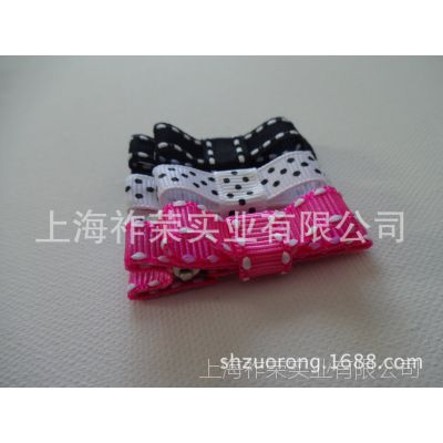 厂家定做织带编织蝴蝶结头饰 水晶串珠发箍 珠绣发带 亮片绣发圈