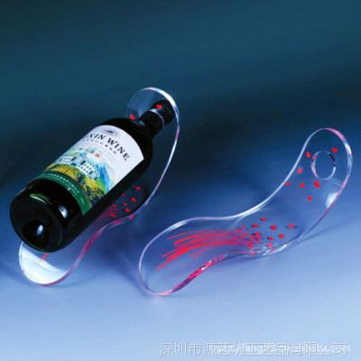 供应【热销】有机玻璃厂家专业生产***有机玻璃酒架 亚克力红酒架