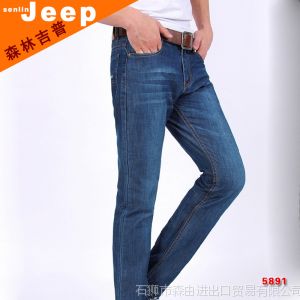 供应senlin jeep 牛仔裤 男 男式牛仔裤  商务 森林 吉普品牌薄款长裤