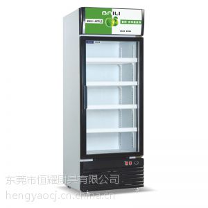 供应厂家LC-208立式展示柜 1~10度茶叶柜 超市冰柜 单门玻璃展示雪柜