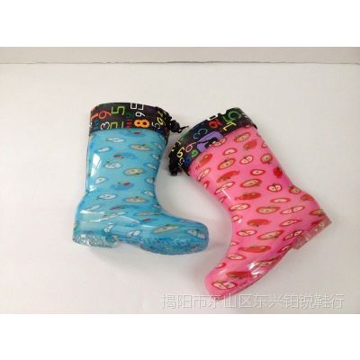 2014新款女式韩版短筒雨鞋花园系列防水胶鞋加棉保暖雨鞋