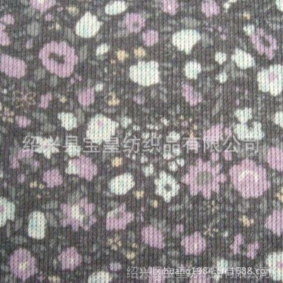 厂家批发供应TC法国罗纹印花法国罗纹针织面料多款花型可按需定做
