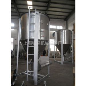 供应【批发】0.5-10T不锈钢立式搅拌桶 混料机强制式 鼓筒形立式塑料混合桶