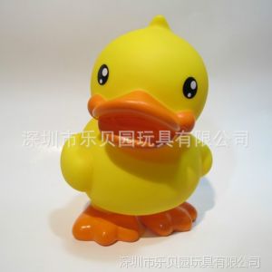 供应大黄鸭 BDUCK鸭子 大号鸭子搪胶储蓄罐 PVC存钱罐 卡通动漫储钱罐