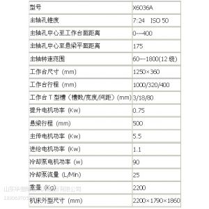 供应X6036/A普通铣床，***铣床，立加光机，光机，山东华强精密机床股份有限公司