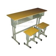 供应生产学校家具 厂家批发课桌椅培训桌折叠桌椅