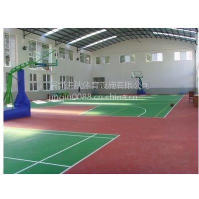 供应硅PU篮球场 塑胶球场施工方案 广东省球场地坪材料厂家