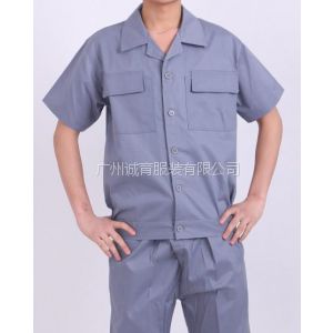 供应广州工程服定做，夏季工作服吸湿排汗，耐磨