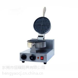 供应新粤海单头华夫松炉 松饼机 商用格子饼机 多功能制作烤松饼机