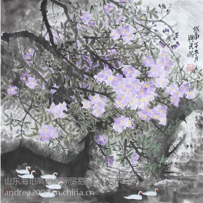 Crape Myrtle-Traditional Chinese Floral Paintings