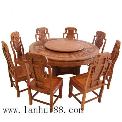 供应非洲花梨木圓饭桌/feizhouhualimuyuancanzhuojiage/diandong