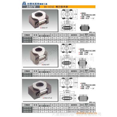 一级代理台湾米其林OK-VISE精巧型夹钳 高精密度夹钳 手动虎钳