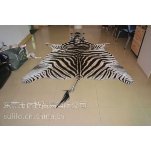 供应野生斑马皮地毯 正品进口斑马皮 斑马皮地毯商家