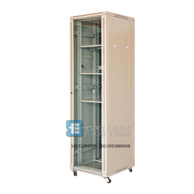 1.2米高容量22U标准服务器机柜F-6622青县三盛厂家直销