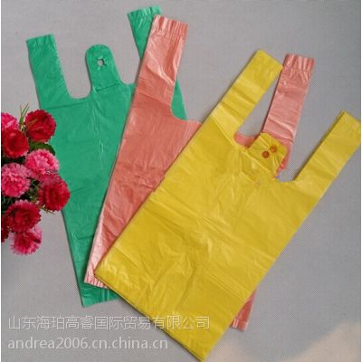 Plastic T-Shirt Vest Printing Shopping Bag